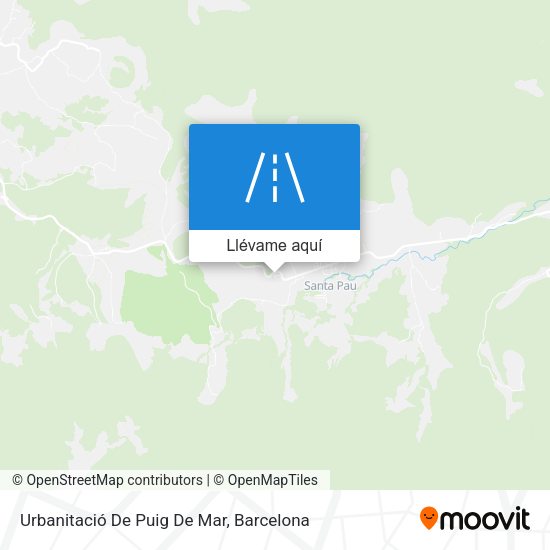 Mapa Urbanitació De Puig De Mar