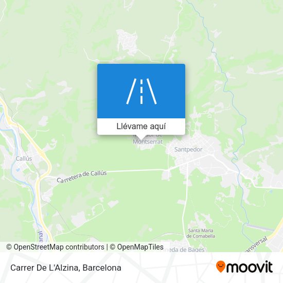 Mapa Carrer De L'Alzina