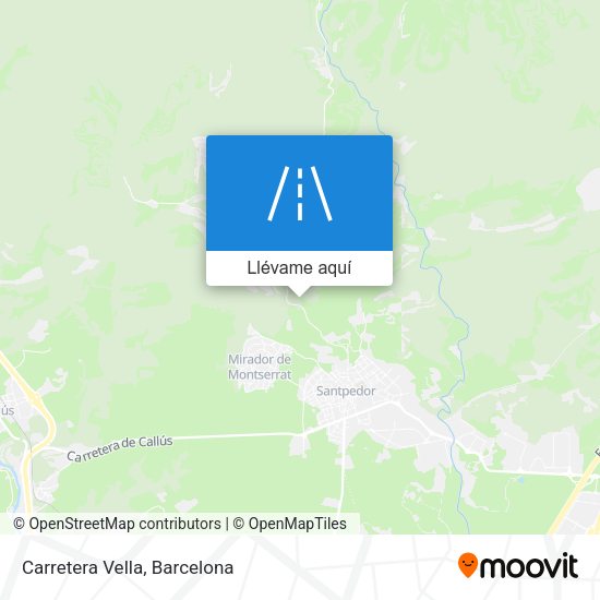 Mapa Carretera Vella