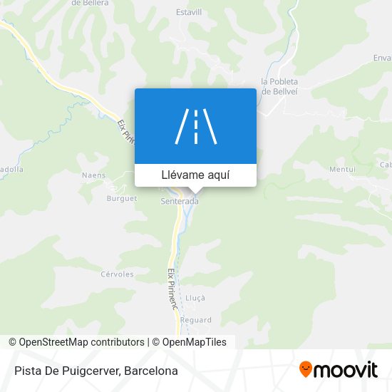 Mapa Pista De Puigcerver