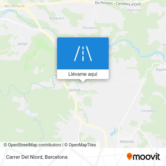 Mapa Carrer Del Niord