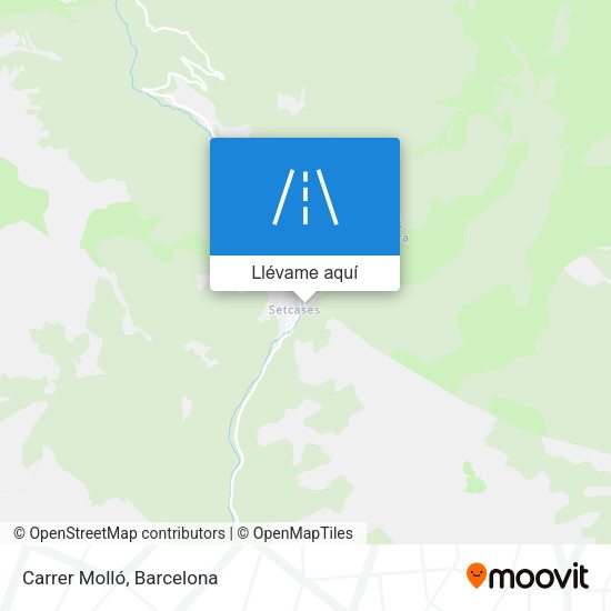 Mapa Carrer Molló