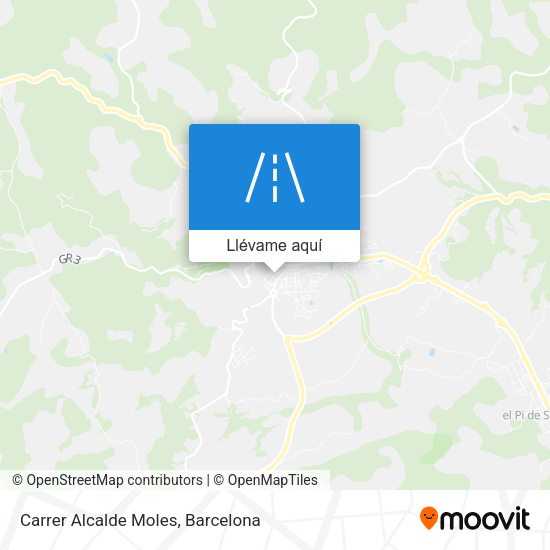 Mapa Carrer Alcalde Moles