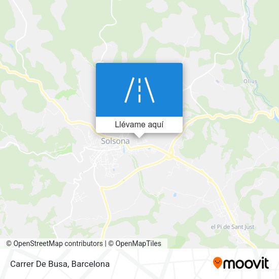 Mapa Carrer De Busa