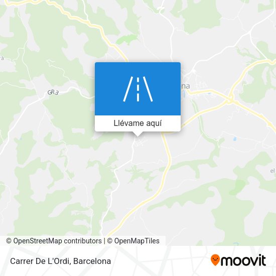 Mapa Carrer De L'Ordi