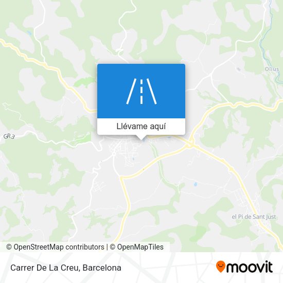 Mapa Carrer De La Creu