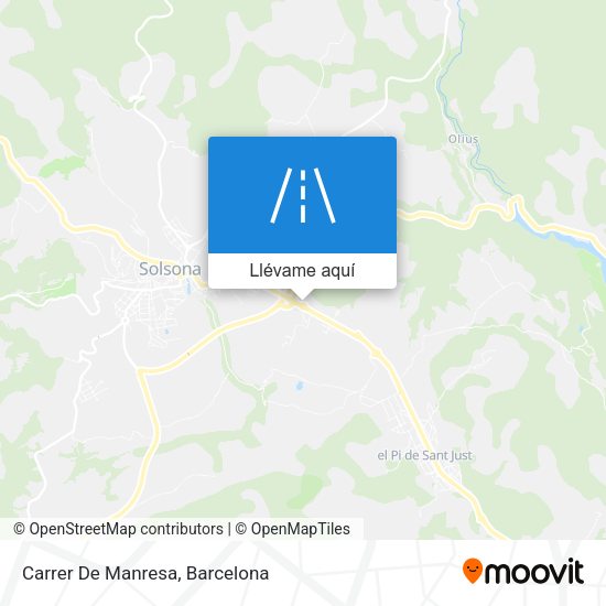 Mapa Carrer De Manresa