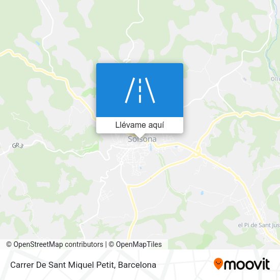 Mapa Carrer De Sant Miquel Petit