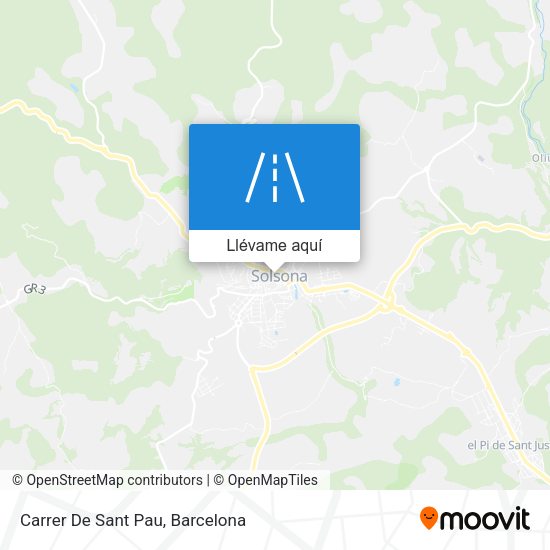 Mapa Carrer De Sant Pau