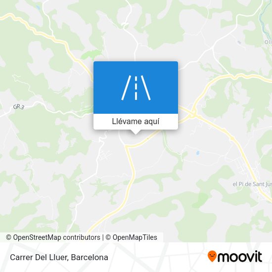 Mapa Carrer Del Lluer