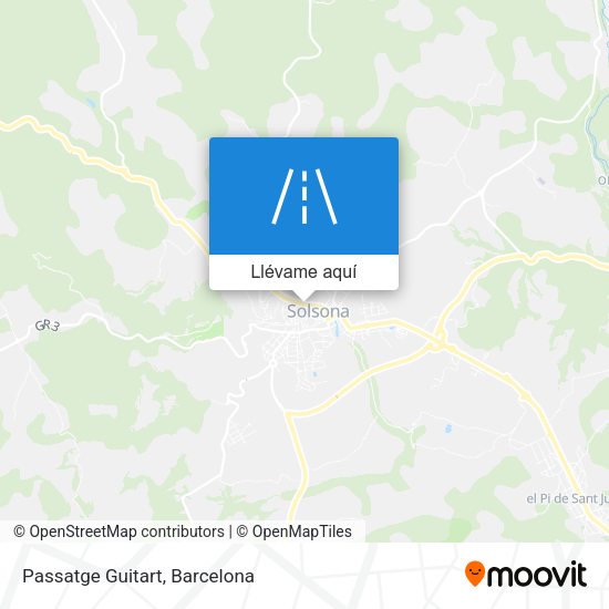 Mapa Passatge Guitart