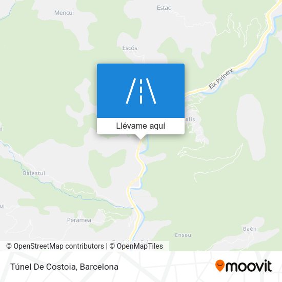 Mapa Túnel De Costoia