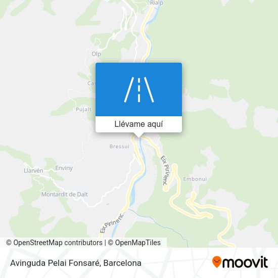 Mapa Avinguda Pelai Fonsaré