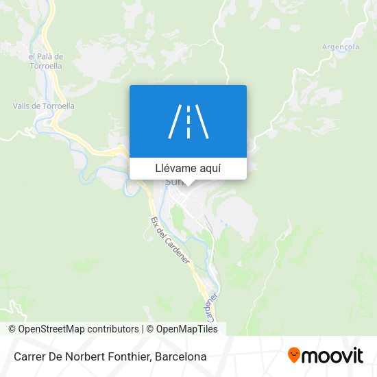 Mapa Carrer De Norbert Fonthier