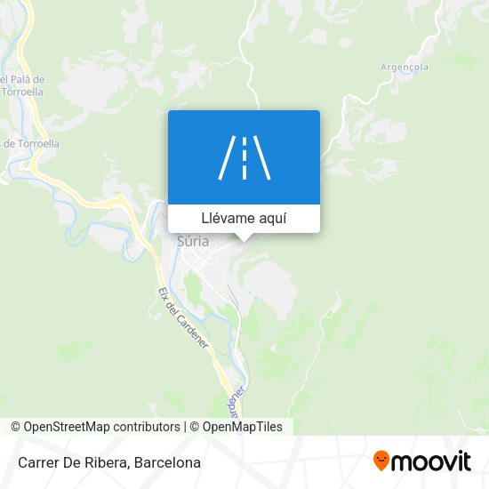 Mapa Carrer De Ribera