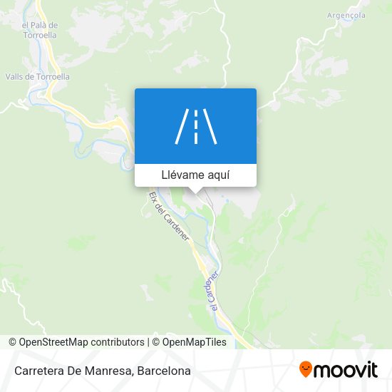 Mapa Carretera De Manresa