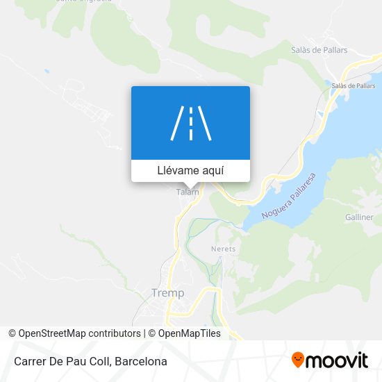 Mapa Carrer De Pau Coll
