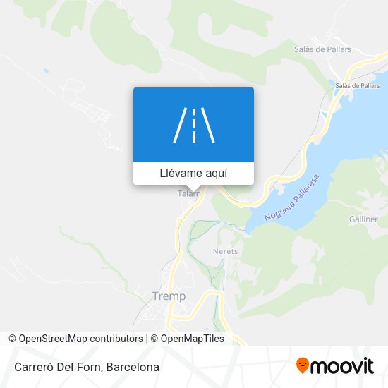 Mapa Carreró Del Forn