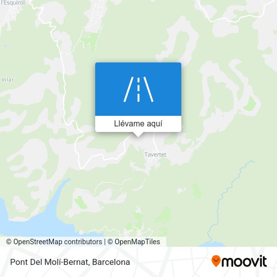 Mapa Pont Del Molí-Bernat