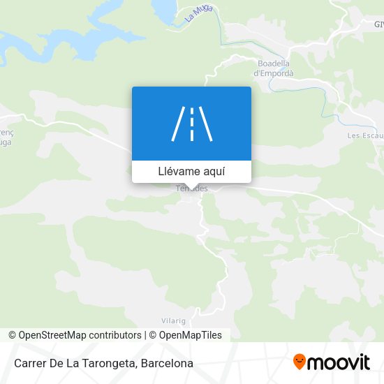Mapa Carrer De La Tarongeta