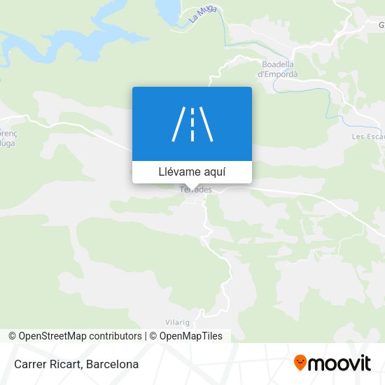 Mapa Carrer Ricart