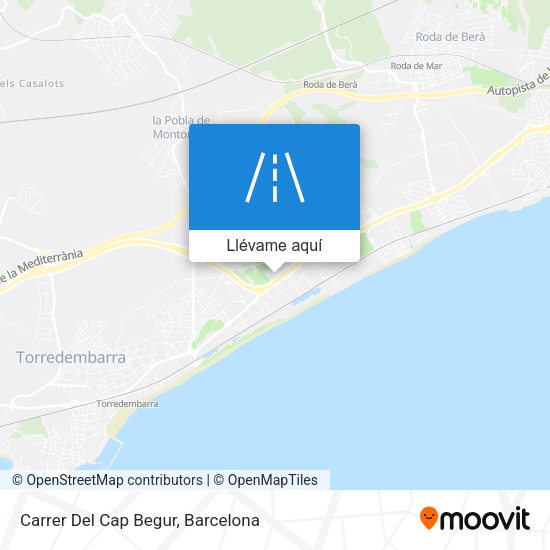 Mapa Carrer Del Cap Begur
