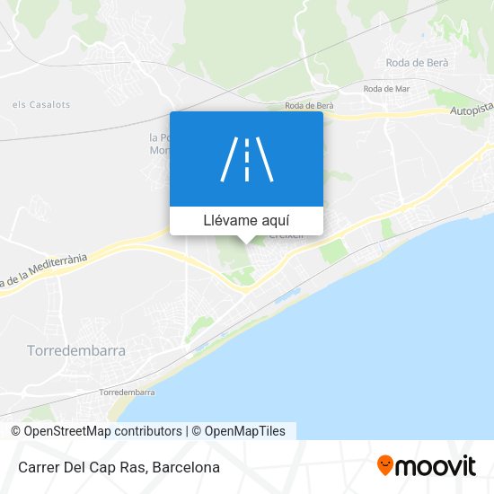 Mapa Carrer Del Cap Ras