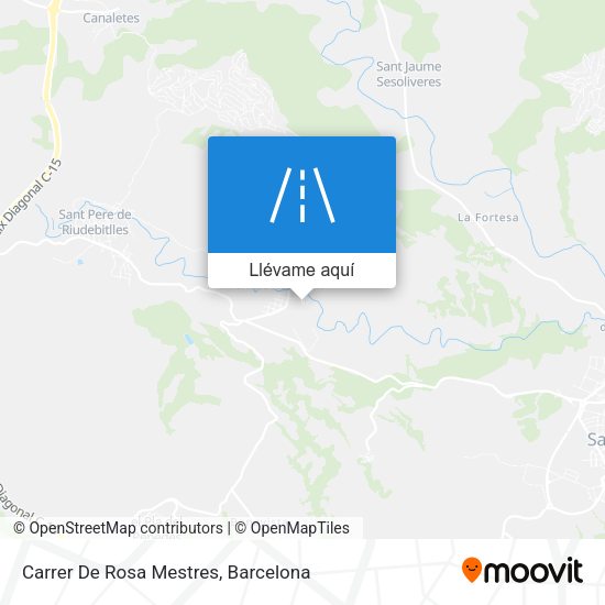 Mapa Carrer De Rosa Mestres