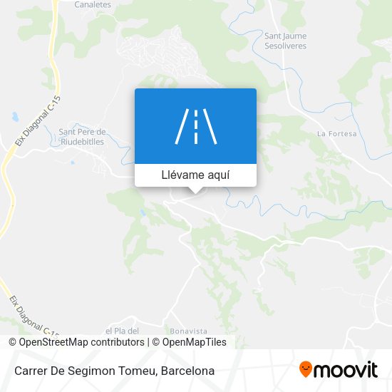 Mapa Carrer De Segimon Tomeu