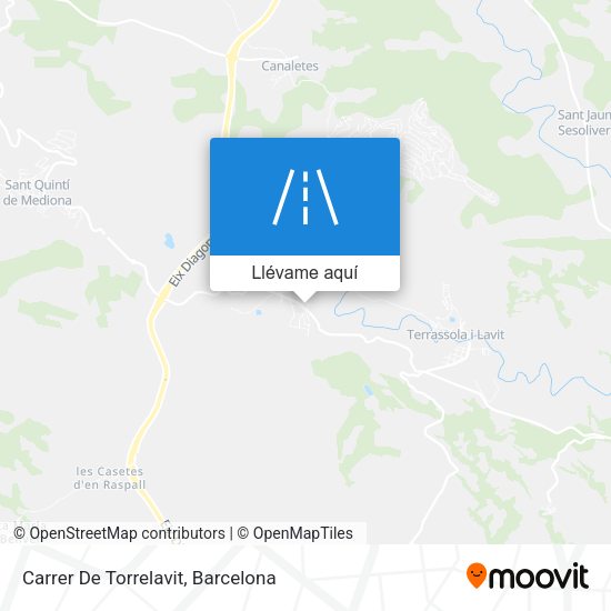 Mapa Carrer De Torrelavit