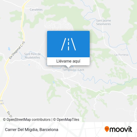 Mapa Carrer Del Migdia