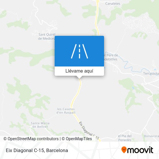 Mapa Eix Diagonal C-15