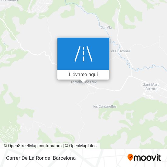 Mapa Carrer De La Ronda