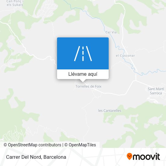 Mapa Carrer Del Nord