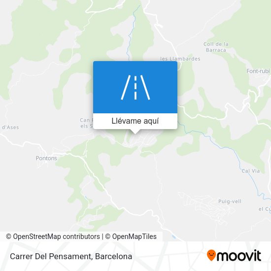 Mapa Carrer Del Pensament
