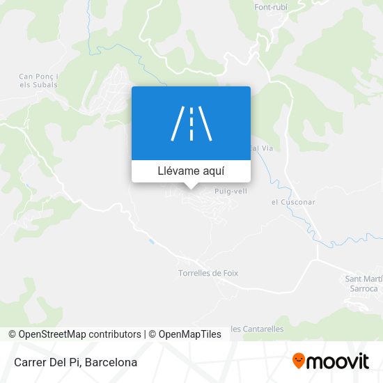 Mapa Carrer Del Pi