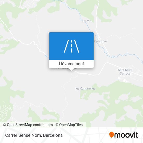 Mapa Carrer Sense Nom