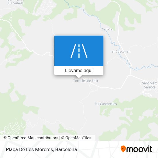 Mapa Plaça De Les Moreres