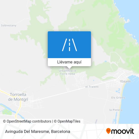Mapa Avinguda Del Maresme