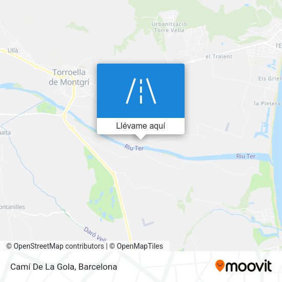 Mapa Camí De La Gola