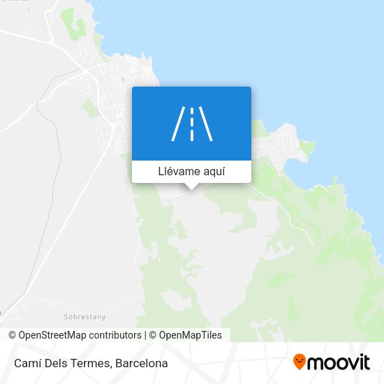 Mapa Camí Dels Termes