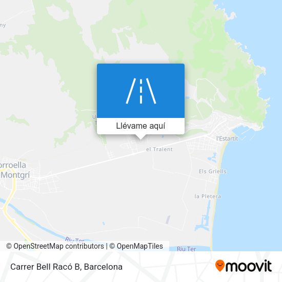 Mapa Carrer Bell Racó B