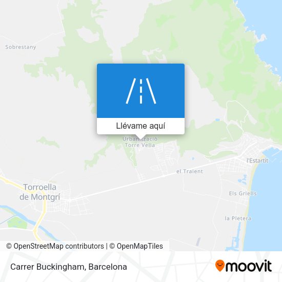 Mapa Carrer Buckingham