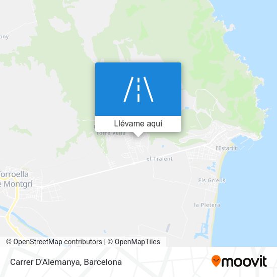 Mapa Carrer D'Alemanya