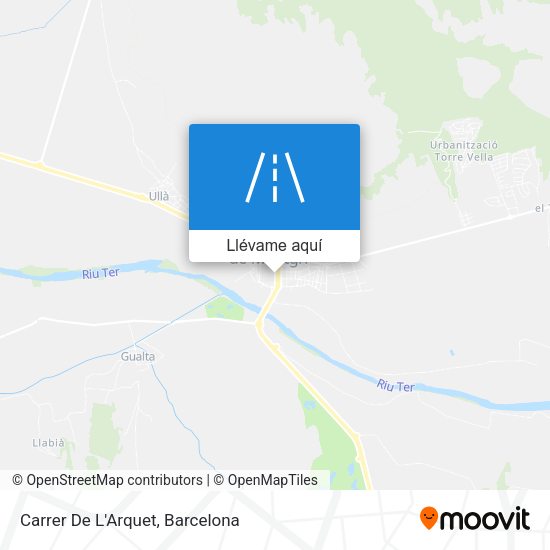 Mapa Carrer De L'Arquet