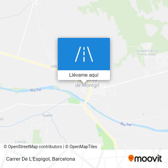 Mapa Carrer De L'Espigol