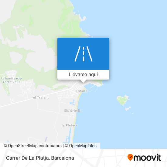 Mapa Carrer De La Platja
