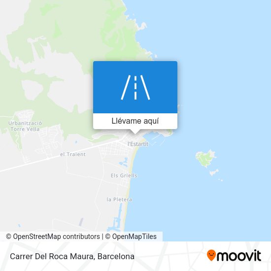 Mapa Carrer Del Roca Maura
