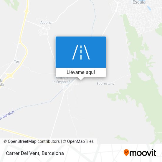 Mapa Carrer Del Vent
