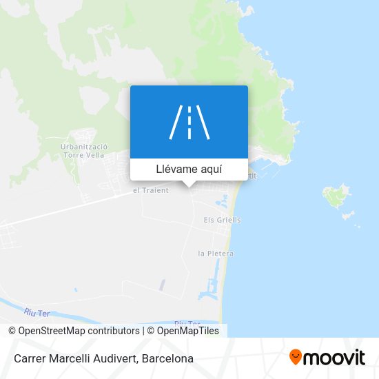 Mapa Carrer Marcelli Audivert